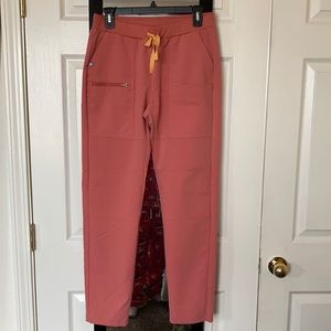 Figs Coral Scrub Pants